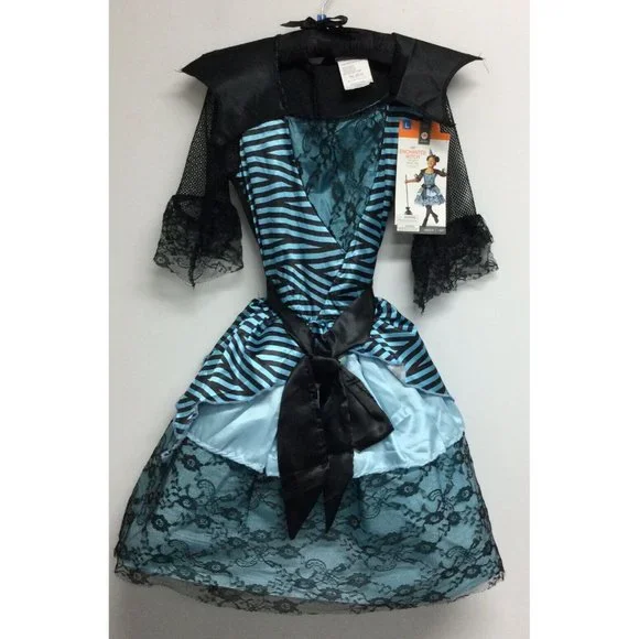 Target | Costumes | Girls Enchanted Witch Halloween Costume Dress Size L Blue  Black | Poshmark